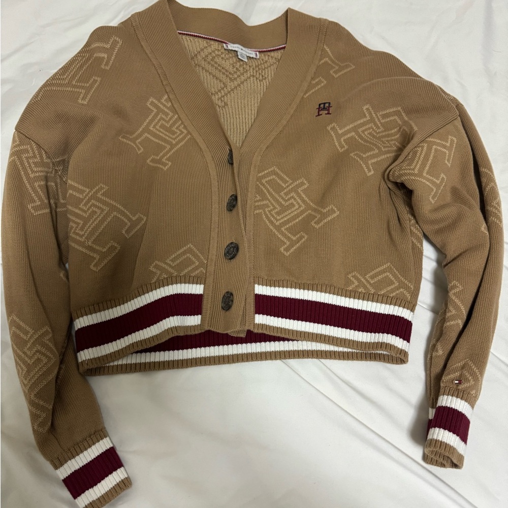 Tommy Hilfiger Monogram Relaxed Fit Cardigan